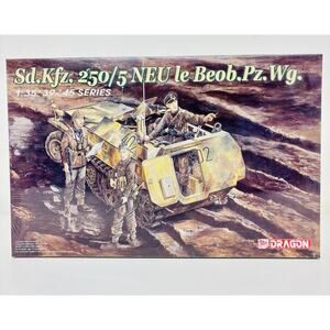 Dragon Sd.Kfz.250/5 Neu le Beob.Pz.Wg. 1:35 Plastic Model Kit 6141 New Sealed
